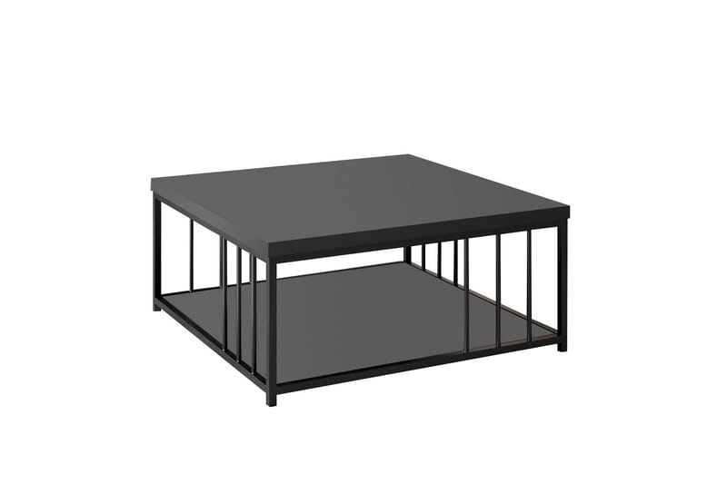 Zenn Sofabord 90x90 cm Sort - Hanah Home - Møbler - Borde - Sofabord