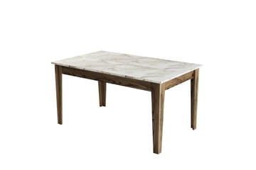 Lissione Spisebord 145x88 cm Brun/Hvid