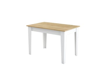 Levents Spisebord 110x72 cm Hvid/Brun