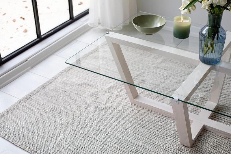 Liepene Sofabord 105x65 cm Hvid - Hanah Home - Møbler - Borde - Sofabord