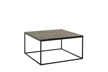 Ajmit Sofabord 80x80 cm Sort - Hanah Home - Møbler - Borde - Sofabord