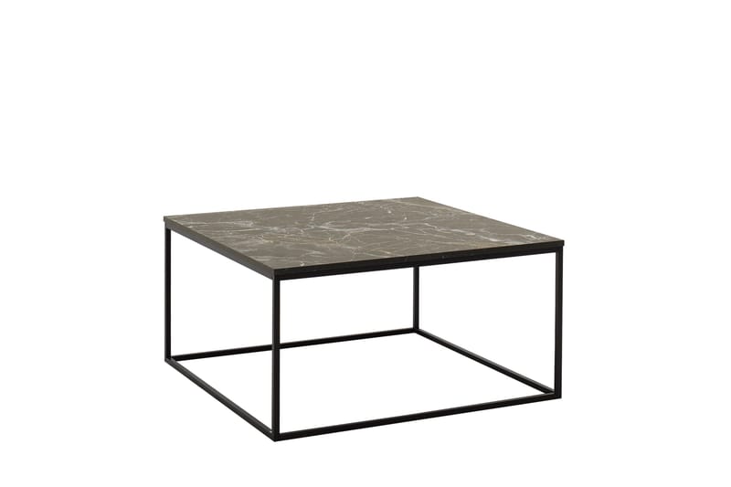 Ajmit Sofabord 80x80 cm Sort - Hanah Home - Møbler - Borde - Sofabord