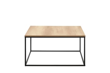 Ajmit Soffbord 80x80 cm Brown/Black - Møbler - Borde - Sofabord