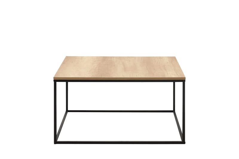 Ajmit Soffbord 80x80 cm Brown/Black - Møbler - Borde - Sofabord