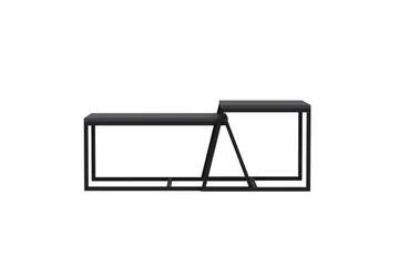 Minimal Sofabord 75x50 cm Sort - Hanah Home - Møbler - Borde - Sofabord
