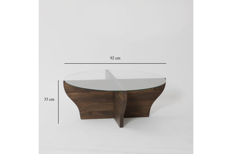 Amphora Sofabord 92 cm Brun - Hanah Home - Møbler - Borde - Sofabord