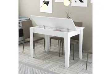 Levents Spisebord 110x72 cm Hvid - Hanah Home - Møbler - Borde - Spisebord og køkkenbord