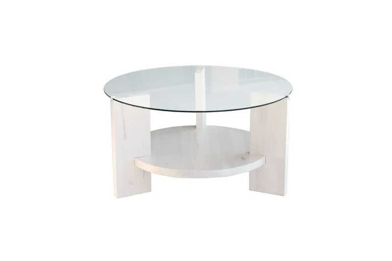 Mumondo Sofabord 75 cm Hvid - Hanah Home - Møbler - Borde - Sofabord