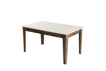 Lissione Spisebord 145x88 cm Brun/Beige - Hanah Home - Møbler - Borde - Spisebord og køkkenbord