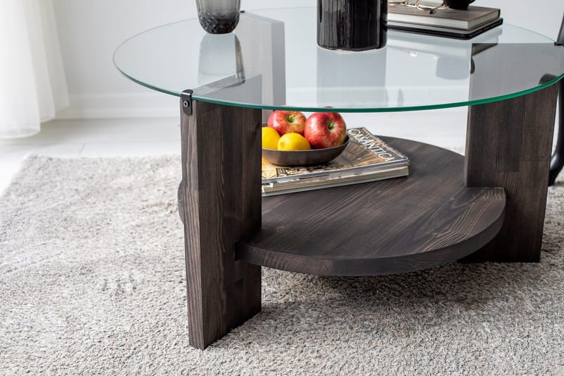 Mumondo Sofabord 75 cm Sort - Hanah Home - Møbler - Borde - Sofabord