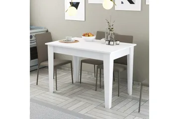 Levents Spisebord 110x72 cm Hvid - Hanah Home - Møbler - Borde - Spisebord og køkkenbord