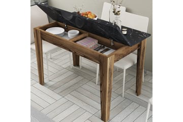 Levents Spisebord 110x72 cm Brun/Sort - Hanah Home - Møbler - Borde - Spisebord og køkkenbord