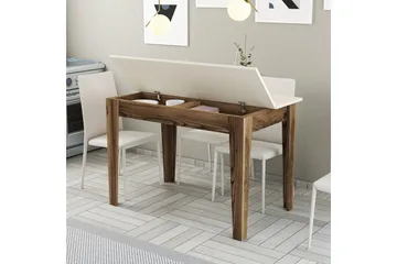 Levents Spisebord 110x72 cm Brun/Beige - Hanah Home - Møbler - Borde - Spisebord og køkkenbord
