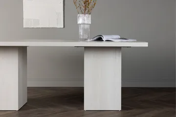 Olga Spisebord 75x200 cm - Hvid - Møbler - Borde - Spisebord og køkkenbord