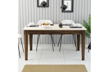 Lissione Spisebord 145x88 cm Brun/Beige - Hanah Home - Møbler - Borde - Spisebord og køkkenbord