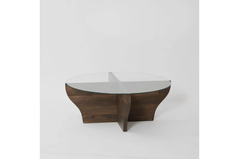 Amphora Sofabord 92 cm Brun, Hanah Home