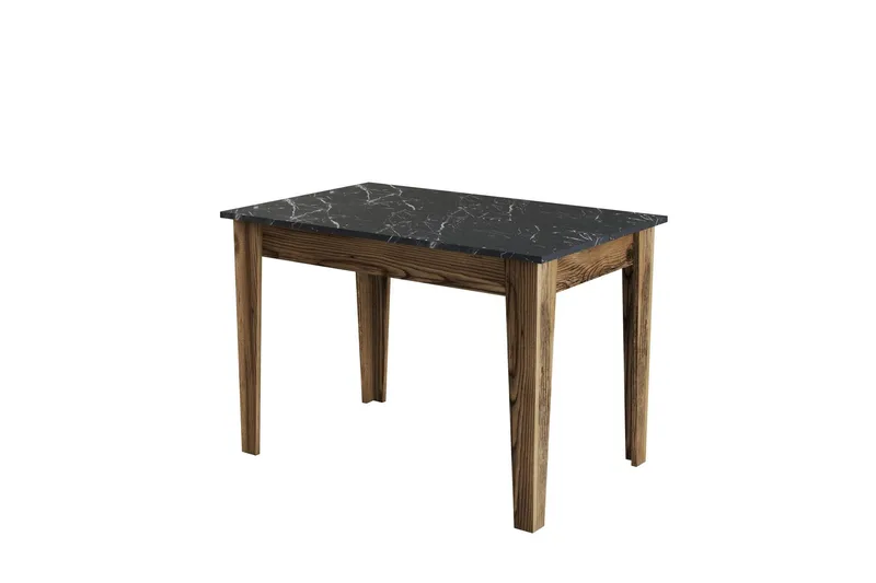 Levents Spisebord 110x72 cm Brun/Sort - Hanah Home - Møbler - Borde - Spisebord og køkkenbord