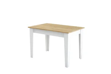 Levents Spisebord 110x72 cm Hvid/Brun