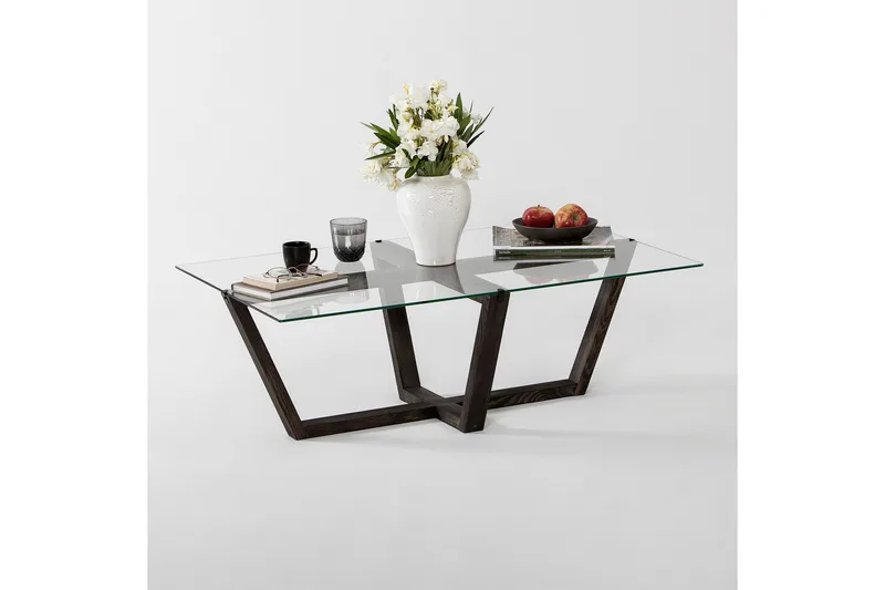 Liepene Sofabord 105x65 cm Sort - Hanah Home - Møbler - Borde - Sofabord