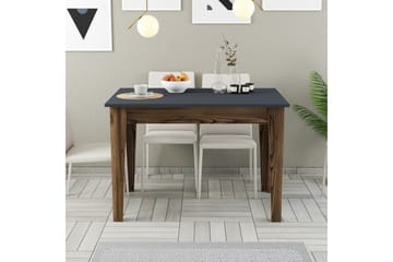 Levents Spisebord 110x72 cm Brun/Sort - Hanah Home - Møbler - Borde - Spisebord og køkkenbord