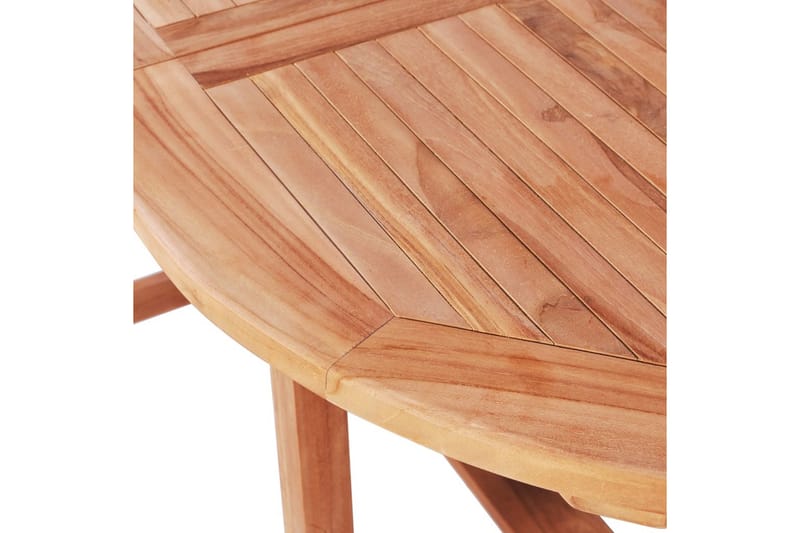 2. sortering udendørs spisebordssæt massivt teaktræ - Brun - Spisebordssæt