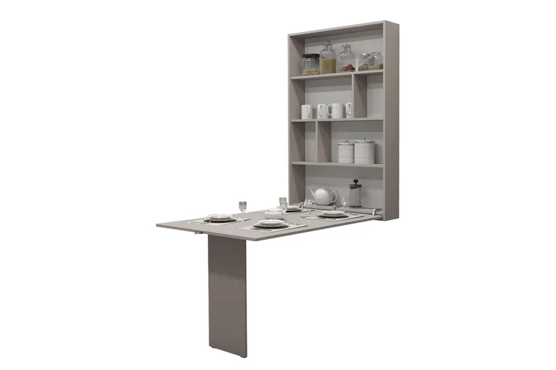 Abi Matbord Vägghängt 130 cm Rektangulær, Beige