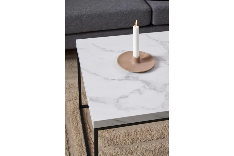 Adisan Sofabord 55 cm - Hvid - Møbler - Borde - Sofabord