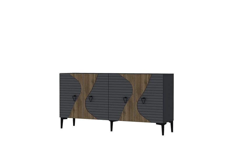Ældste konsolbord 150 cm - Brun/Grafitgrå - Møbler - Borde - Aflastningsbord - Entrébord