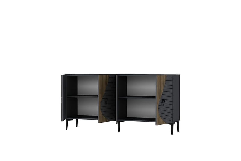 Ældste konsolbord 150 cm - Brun/Grafitgrå - Møbler - Borde - Aflastningsbord - Entrébord