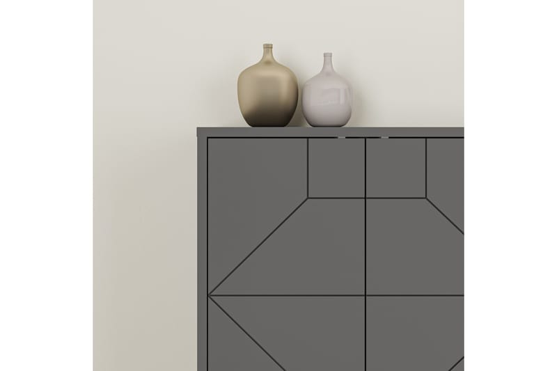 Dune Konsolbord 183,8x77,4 cm Antracit - Hanah Home - Møbler - Borde - Aflastningsbord - Konsolbord & sidebord