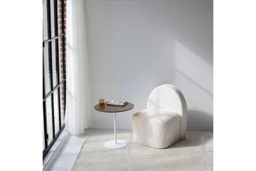 Chill-Out Sidebord 50x50 cm Hvid/Bronze - Hanah Home - Møbler - Borde - Aflastningsbord - Lampebord