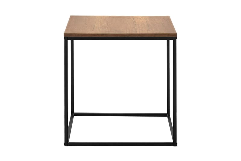 Ajmit Sidebord 50x52 cm Brun - Hanah Home - Møbler - Borde - Aflastningsbord - Lampebord