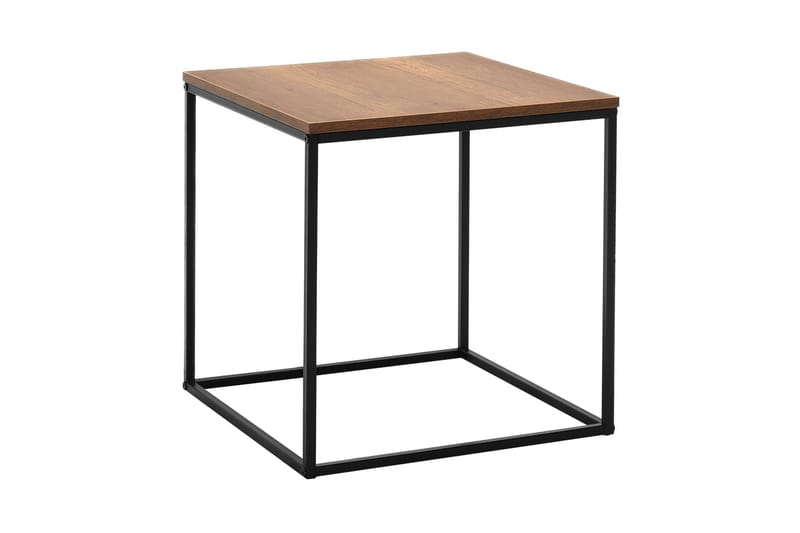 Ajmit Sidebord 50x52 cm Brun - Hanah Home - Møbler - Borde - Aflastningsbord - Lampebord