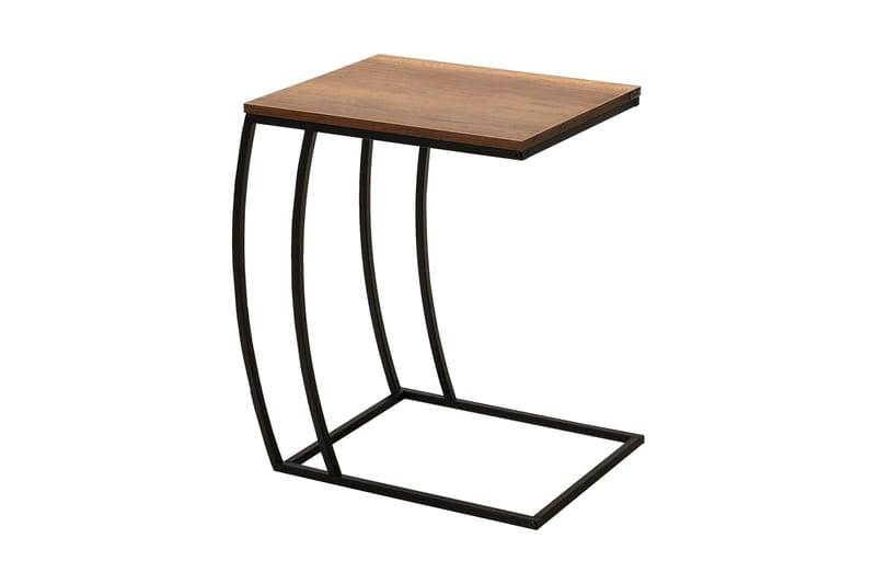 Ajmit Sidebord 50x62 cm Brun - Hanah Home - Møbler - Borde - Aflastningsbord - Lampebord
