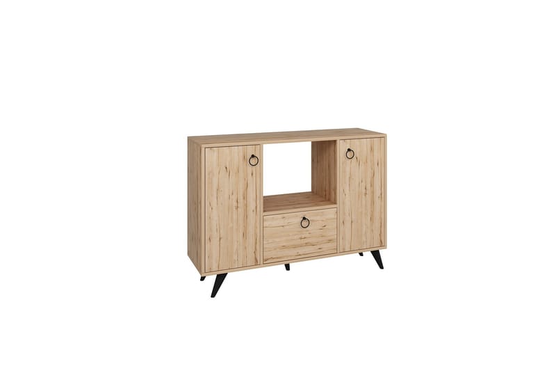 Pietro Konsolbord 120x87,4 cm Lys brun - Hanah Home - Møbler - Borde - Aflastningsbord - Entrébord