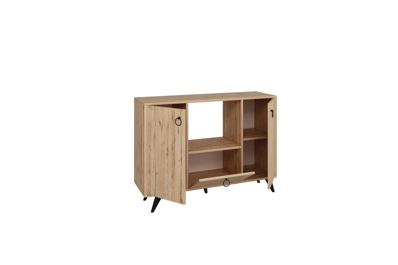 Pietro Konsolbord 120x87,4 cm Lys brun - Hanah Home - Møbler - Borde - Aflastningsbord - Entrébord