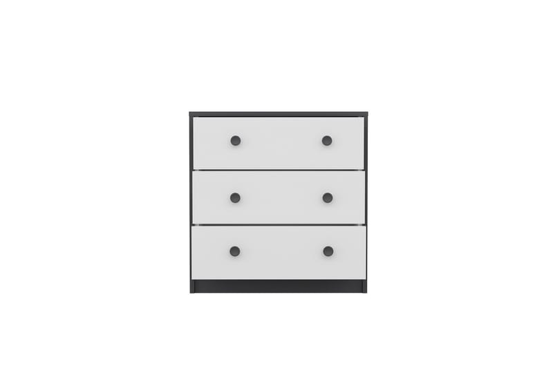 Berdez Konsollbord 72x74 cm Antrasitt/Hvit - Hanah Home - Møbler - Borde - Aflastningsbord - Entrébord