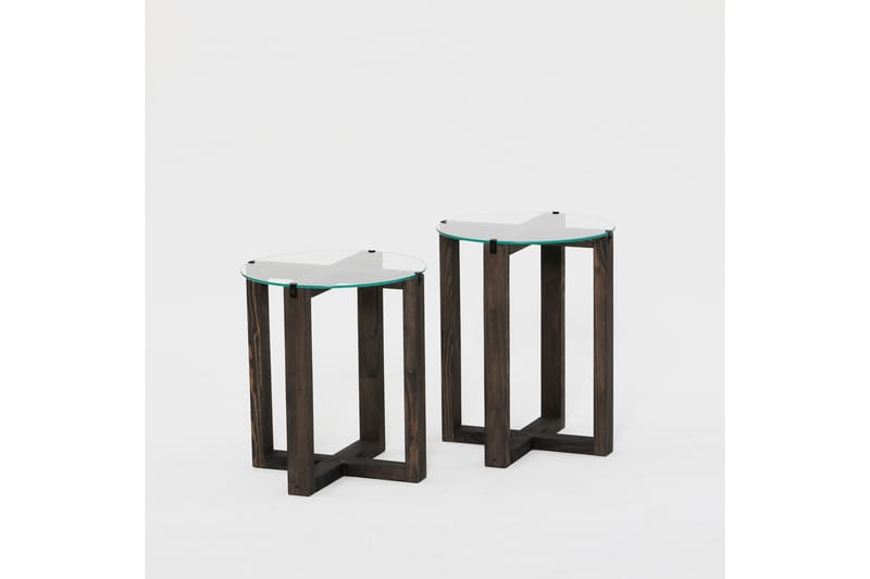 Liepene Sidebord 45x40 cm Sort - Hanah Home - Møbler - Borde - Aflastningsbord - Lampebord