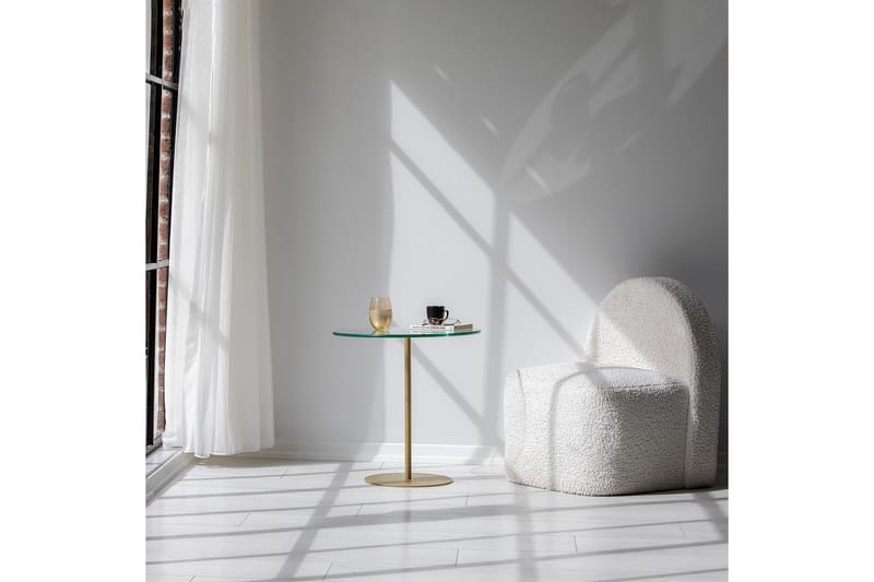 Chill-Out Sidebord 50x50 cm Guld - Hanah Home - Møbler - Borde - Aflastningsbord - Lampebord