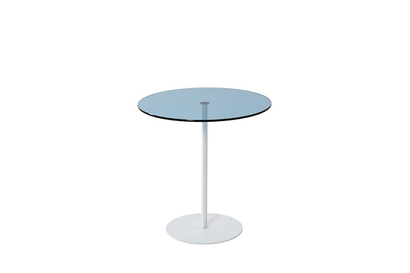Chill-Out Sidebord 50x50 cm Hvid/Blå - Hanah Home - Møbler - Borde - Aflastningsbord - Lampebord