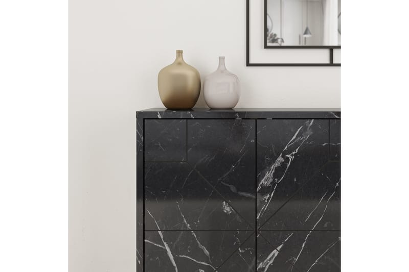Dune Konsolbord 123x77,4 cm Sort - Hanah Home - Møbler - Borde - Aflastningsbord - Entrébord