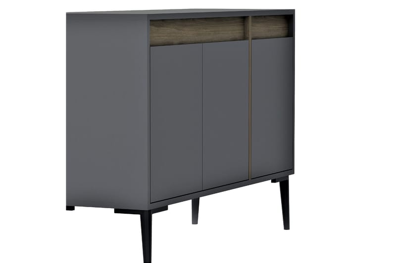 Emlak Konsolbord 120x75 cm Antracit/Brun - Hanah Home - Møbler - Borde - Aflastningsbord - Konsolbord & sidebord