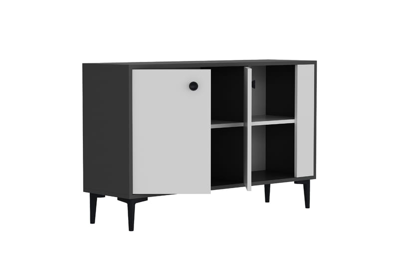Sahra Konsolbord 120x75 cm Antracit/Hvid - Hanah Home - Møbler - Borde - Aflastningsbord - Entrébord