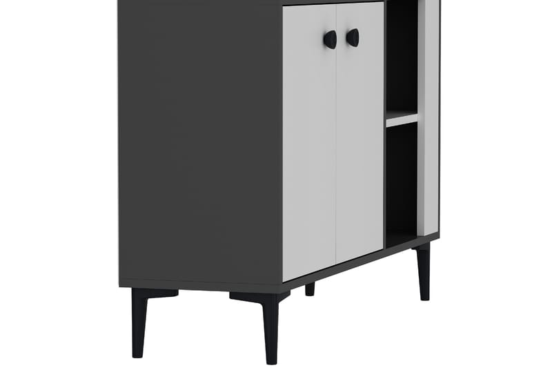 Sahra Konsolbord 120x75 cm Antracit/Hvid - Hanah Home - Møbler - Borde - Aflastningsbord - Entrébord