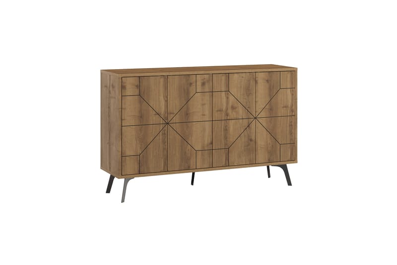 Dune Konsolbord 123x77,4 cm Brun/Hvid - Hanah Home - Møbler - Borde - Aflastningsbord - Entrébord