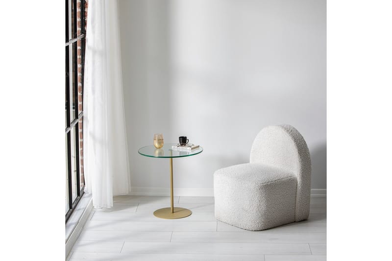 Chill-Out Sidebord 50x50 cm Guld - Hanah Home - Møbler - Borde - Aflastningsbord - Lampebord