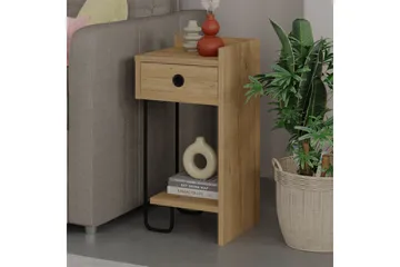 Sirius Natbord 32x30 cm Lys Brun - Hanah Home - Møbler - Borde - Aflastningsbord - Sengebord