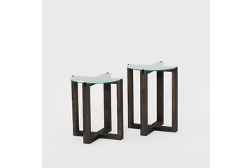 Liepene Sidebord 45x40 cm Sort - Hanah Home - Møbler - Borde - Aflastningsbord - Lampebord