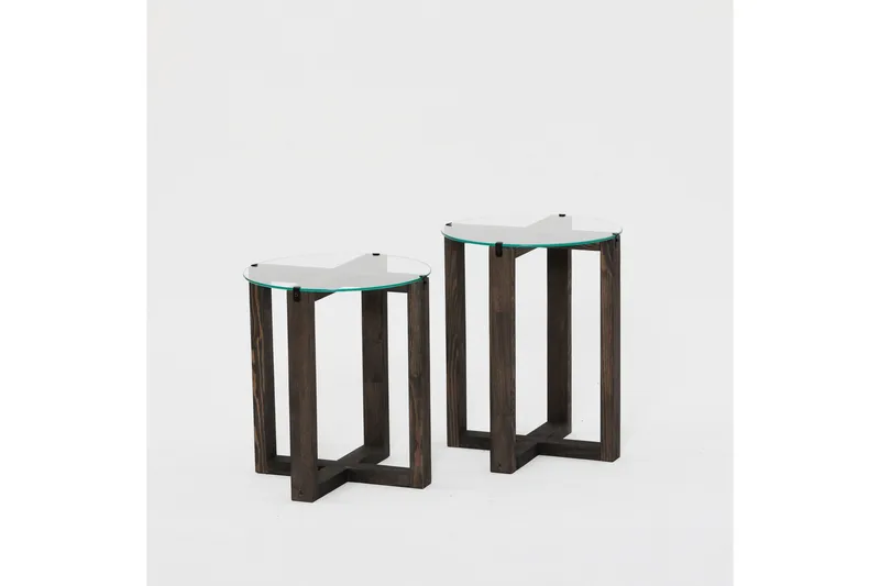 Liepene Sidebord 45x40 cm Sort, Hanah Home