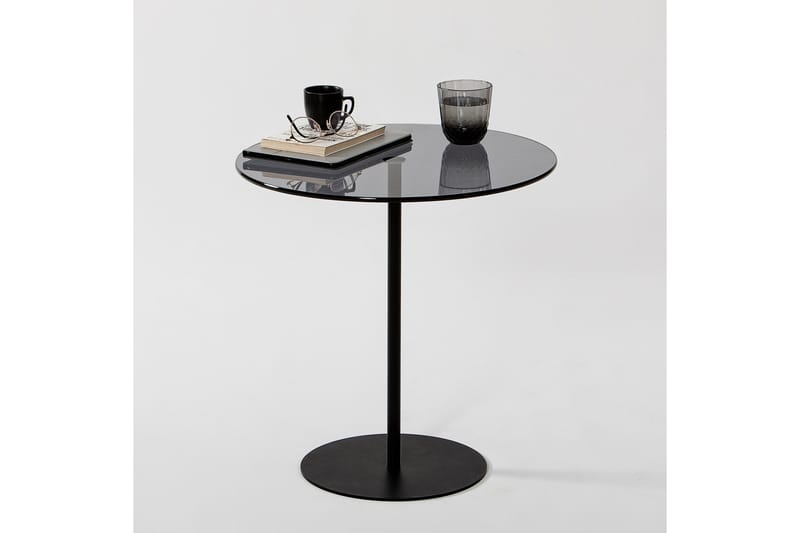 Chill-Out Sidebord 50x50 cm Sort/Mørkegrå - Hanah Home - Møbler - Borde - Aflastningsbord - Lampebord